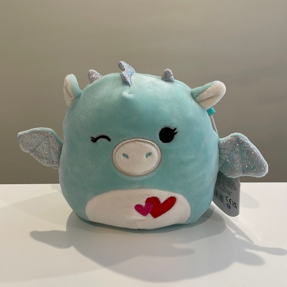 NWT 5” Palasha the Dragon Valentine Squishmallow